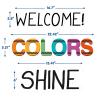 imageEureka Crayola Let Your Colors Shine Bulletin Board Set