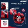 imageIcon Sports Officially Licensed Tottenham Hotspur Regulation Size 5 Soccer BallRed Prism