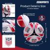 imageIcon Sports Officially Licensed Tottenham Hotspur Regulation Size 5 Soccer BallWhite Inked