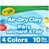 imageCrayola Air Dry Clay Classic Colors Bulk 4 Set of 25 lb Resealable Buckets Modeling Clay Alternative for Kids