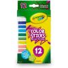 imageCrayola Color Sticks 12 Count Woodless Colored Pencils Set for Kids Classroom Art Supplies Fine Lines ampamp Broad Strokes NonToxic