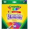 imageCrayola Erasable Colored Pencils for Kids 50ct Bulk Colored Pencil Set Back to School Essentials for Kids Teacher Classroom Must Haves Amazon ExclusiveErasable Colored Pencils
