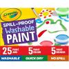 imageCrayola Paintbrush Variety Classpack 36ct Back to School Art Supplies for Kids Flat ampamp Round Paint Brushes for Toddlers ampamp Classrooms Easy GripSpill Proof Paint