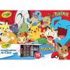 imageCrayola Pokmon Imagination Art Set 115pcs Kids Art Kit Coloring Supplies Pokemon Toys Pokemon Gift for Boys ampamp Girls Ages 5Pokemon