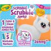 imageCrayola Scribble Scrubbie Jumbo Pet  Wilbur 6in Customizable Dog Toy for Kids Washable Animal Art Kit Animal Gifts for Girls ampamp BoysCat