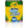 imageCrayola Super Tips Marker Set for Kids 100ct Broad Tip ampamp Fine Point Washable Art Markers for Kids Bulk School Supplies Teacher Classroom Must Haves Drawing SuppliesSuperTips