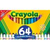 imageCrayola Washable Broad Line Marker Variety Set 64ct Classroom Back to School Essentials for Kids Includes UltraClean Window ampamp Gel FX Markers for Kids