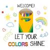 imageEureka Crayola Let Your Colors Shine Bulletin Board Set