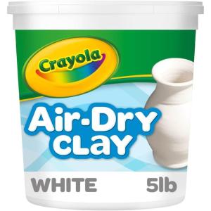 imageCrayola Air Dry Clay 5lbs Natural White Modeling Clay for Kids Sculpting Material Bulk Craft Supplies Teacher Classroom Must Haves for School