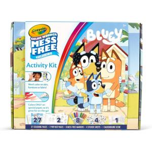 imageCrayola Color Wonder Bluey Activity Kit Mess Free Coloring for Toddlers Art Set for Kids Toddler Plane Essential Bluey Toys Gifts for Kids 3Bluey Activity Set