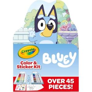imageCrayola Color Wonder Bluey Activity Kit Mess Free Coloring for Toddlers Art Set for Kids Toddler Plane Essential Bluey Toys Gifts for Kids 3Bluey Art Kit
