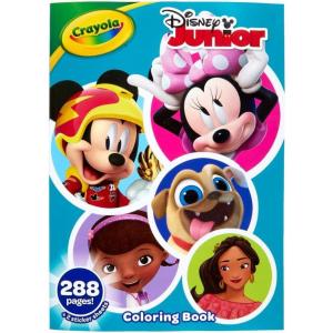 imageCrayola Coloring Book Big Book of Disney Animation 288 Coloring Pages Gift for Kids Age 3 4 5 6Disney Jr