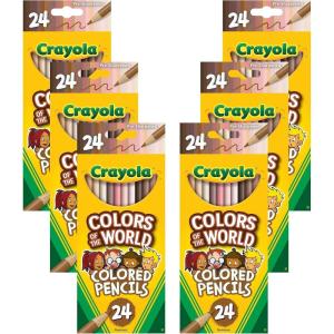 imageCrayola Colors of the World Markers  6 Pack 24ct Bulk Skin Tone Marker Set for Kids Art Marker Classroom Must Have Ages 31 Count Pack of 1