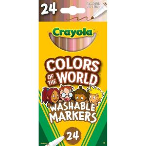 imageCrayola Colors of the World Markers 24 Count24 Count Pack of 1
