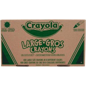 imageCrayola Crayon Classpack  400ct 8 Colors Large Crayons for Kids ampamp Toddlers Bulk School Supplies Teacher Classroom Must Have for Preschool ampamp Kindergarten