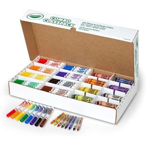 imageCrayola Crayons and Washable Markers Classpack 256ct Bulk Back to School Supplies for Teachers Essential Teacher Classroom Must Haves