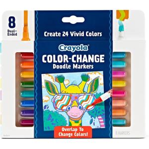 imageCrayola Dual Chisel Tip ampamp Brush Markers 12ct Markers for Adults Art Marker Set Coloring Supplies Gifts for Teens ampamp Adults1 Count Pack of 1