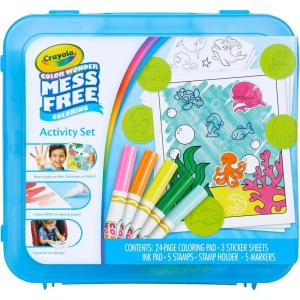 imageCrayola Frozen Color Wonder Coloring Set 18 Mess Free Frozen Coloring Pages for Toddlers Frozen Toys for Kids Toddler GiftsActivity Set