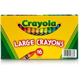 imageCrayola Large Crayons Classic Colors 16 Count16 Count Pack of 1