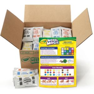 imageCrayola Model Magic 30pk Bulk Modeling Clay Alternative Air Dry Kids Arts ampamp Crafts Classroom Supplies for Teachers 15 Colors 1ozClassic Colors