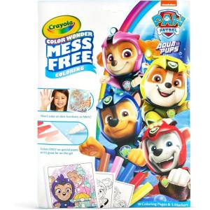 imageCrayola PAW Patrol Aqua Pups Color Wonder Coloring Set Mess Free Coloring Pages for Toddlers Travel Activity PAW Patrol Toys ampamp Gifts
