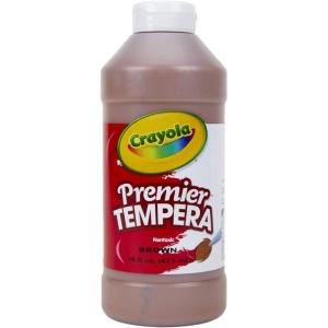 imageCrayola Premier Tempera Paint for Kids  Blue 16oz Kids Classroom Supplies Great for Arts ampamp Crafts Non Toxic Easy Squeeze BottleBrown