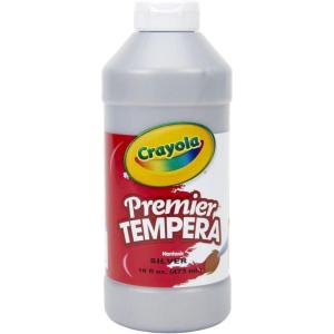 imageCrayola Premier Tempera Paint for Kids  Blue 16oz Kids Classroom Supplies Great for Arts ampamp Crafts Non Toxic Easy Squeeze BottleSilver