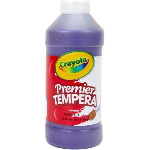 imageCrayola Premier Tempera Paint for Kids  Blue 16oz Kids Classroom Supplies Great for Arts ampamp Crafts Non Toxic Easy Squeeze BottleViolet