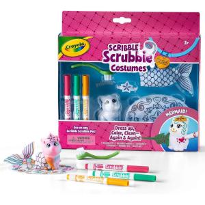 imageCrayola Scribble Scrubbie Mermaid Costume Playset Toy for Kids GiftXS