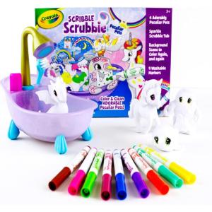 imageCrayola Scribble Scrubbie Peculiar Pets Washable Pet Grooming Toy Set for Kids DIY Toddler Arts ampamp Crafts Gifts for Girls ampamp Boys Ages 3Peculiar Pets