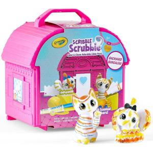 imageCrayola Scribble Scrubbie Pets Backyard Playset Toys For Girls ampamp Boys Gifts For Kids Ages 3Backyard Bungalow
