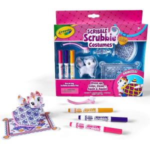 imageCrayola Scribble Scrubbie Safari 2 Pack Animal Toy Set Age 3Princess