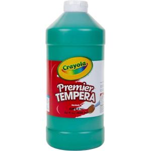 imageCrayola Tempera Paint Green Kids Paint 32 oz School Painting Supplies Gifts for Kids 3 4 5 6