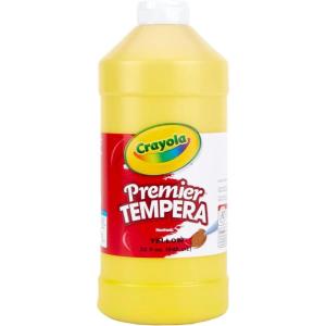 imageCrayola Tempera Paint Yellow Kids Paint 32oz 541232034