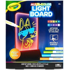 imageCrayola Ultimate Light Board  White Kids Drawing Tablet LED Drawing Board for Kids ampamp Adults Art Projector Sketching Gift for Boys ampamp Girls Toys for Kids 6MultiColored Light Board