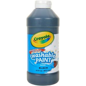 imageCrayola Washable Paint Black 16 oz16 Ounce Pack of 1