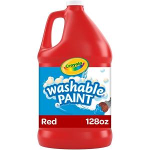 imageCrayola Washable Red Paint 1 gallon Size Painting Supplies in BulkRed
