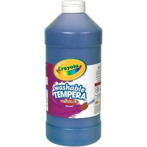 imageCrayola Washable Tempera Paint For Kids Blue Paint Classroom Supplies Non Toxic 32 Oz Squeeze Bottle