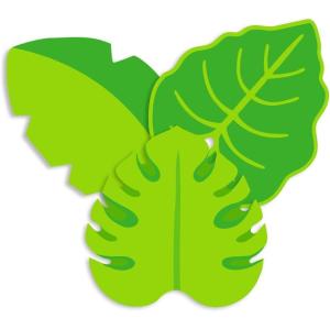 imageEureka Crayola Crayons Paper CutOut Classroom Decorations for Teachers 36 PiecesGreen Leaf