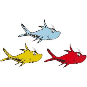 imageEureka Crayola Crayons Paper CutOut Classroom Decorations for Teachers 36 PiecesOne Fish Two Fish