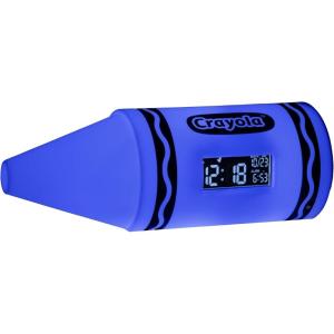 imagePaladone Crayola Officially Licensed Digital Alarm Clock Crayon Shaped Color Changing Light Kids Bedroom School Teacher Classroom Decor Nursey Accent Lamp Coloring Fun for Boys and Girls