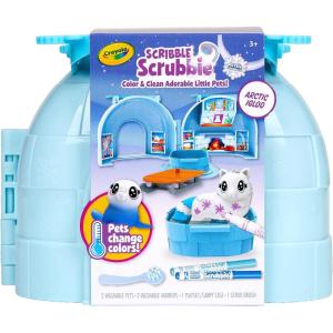 imageScribble Scrubbie Pets Arctic Igloo Color Change Pets ampamp Storage Case Gift for Girls ampamp Boys