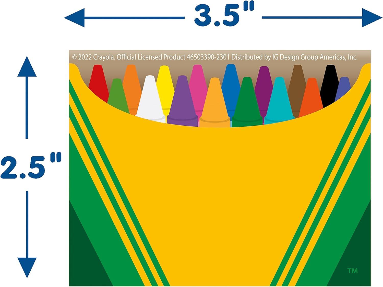 imageEureka Crayola Crayons SelfAdhesive Student Name Tags for Teachers 275quot x 225quot 40 PiecesCrayola