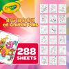 imageCrayola Epic Book of Awesome Coloring Book 288pgs Animal Coloring Pages Glitter Stickers Travel Activity Gift for Kids Ages 3Animal Pals