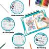 imageCrayola Light Up Tracing Pad  Teal Kids Light Board For Tracing ampamp Sketching Kids Toys Gifts for Girls ampamp Boys 6 Amazon ExclusiveTeal