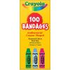 imageCrayola Shaped Kids Bandages 100 CT  Great for Birthdays Party Supplies Stickers Stocking Stuffer or White Elephant Gift  Adhesive Bandages for Minor Cuts Scrapes ampamp Burns