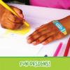 imageCrayola Shaped Neon Antibacterial Bandages for Kids 100 CT  Adhesive Bandages for Minor Cuts Scrapes ampamp Burns Great Stocking Stuffer or White Elephant Gift