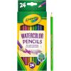 imageCrayola Watercolor Colored Pencils 24ct Watercolor Paint Alternative Watercolor Pencil Set for Kids Art Supplies Gift for Kids 31 Count Pack of 1