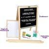 imageCrayola Wooden Art Easel for Kids 2in1 Dry Erase Board ampamp Chalkboard Gifts for Toddlers Ages 3 4 5Mini Easel