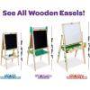 imageCrayola Wooden Art Easel for Kids 2in1 Dry Erase Board ampamp Chalkboard Gifts for Toddlers Ages 3 4 5Mini Easel